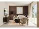 Stylish living room showcasing a comfortable sofa, modern decor, and ample natural light at 5322 River Reach Dr, Raleigh, NC 27616