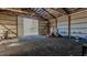 Large barn interior with high ceilings and open space, perfect for storage or workshop at 5436 New Oak Trl, Burlington, NC 27217