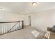 Top of stairs in bonus room at 8008 Hergety Dr, Raleigh, NC 27603