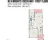 Detailed first floor plan showcasing layout, room dimensions, and overall flow of the home at 824 Wrights Creek Way, Wake Forest, NC 27587