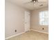 Bedroom with a ceiling fan and a window at 916 Belhaven Rd, Cary, NC 27513