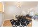 Bright dining area showcasing an open layout with seamless connection to the living spaces at 9211 Calabria Dr # 117, Raleigh, NC 27617