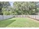 Lush backyard offers ample space for outdoor activities and relaxation at 1012 Addison Pl, Raleigh, NC 27610