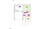 First floor floorplan featuring kitchen, nook, living room, porch and garage at 140 Gobbler Dr, Smithfield, NC 27577