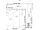 Property Map showing lot dimensions, road access and proposed location of the home at 140 Gobbler Dr, Smithfield, NC 27577