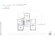 Second floor plan showing layout of the bedrooms and conditioned storage area at 1405 Song Bird Crest Way, Raleigh, NC 27613
