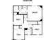 Second floor architectural drawing of the house showing the placement of the main suite and bedrooms at 189 W Saltgrass Ln, Smithfield, NC 27577