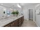 Spacious bathroom features double vanities, granite counters, and a separate shower at 2500 Plowridge Rd, Fuquay Varina, NC 27526