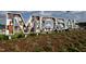Modern community sign 