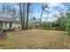 Large backyard with potential for custom landscaping and outdoor living spaces at 303 Granville Rd, Chapel Hill, NC 27514