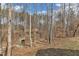 Wooded lot features a playhouse and wooden bridge for backyard fun at 330 Bridgeport Cir, Clayton, NC 27527