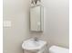 Bathroom featuring a sink and mirror combination at 3429 Dogwood Dr, Raleigh, NC 27604