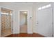 Inviting entryway with views into the living spaces and a bathroom at 345 Springtime Fields Ln, Wake Forest, NC 27587