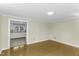 The living room leads to the bright kitchen, providing an easy flow for entertaining at 510 Short W St, Hillsborough, NC 27278