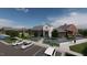 Attractive exterior of community clubhouse featuring modern architectural design and landscaping at 540 Jocund St # 17, Rolesville, NC 27571