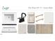 Guest bathroom featuring modern fixtures, neutral tile flooring, and framed shower enclosure at 548 Jocund St # 15, Rolesville, NC 27571