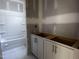 Bathroom showing cabinets and tub at 564 Jocund St # 11, Rolesville, NC 27571