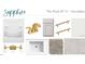 Sapphire Secondary bathroom features a tub, vanity, faucet, cabinet, handles, paint, wall tile, and flooring at 564 Jocund St # 11, Rolesville, NC 27571