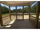 Relaxing covered porch with views of the trees at 564 Jocund St # 11, Rolesville, NC 27571