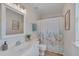 Charming bathroom with a vanity, toilet, and shower-tub combo at 700 Grandview Dr, Durham, NC 27703