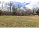 Huge backyard with mature trees and garden shed at 825 Parkwood St, Burlington, NC 27215