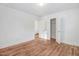 Spacious bedroom with hardwood floors, closet, and ample natural light at 916 Tyan St St, Rocky Mount, NC 27801