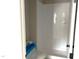 Bathroom with an all white stand up shower, gray vanity and white toilet at 9160 Dupree Meadow Dr # 13, Angier, NC 27501