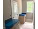 Bathroom showing cabinets with covered countertops at 9160 Dupree Meadow Dr # 13, Angier, NC 27501