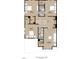 Second floor plan featuring bedrooms, bathrooms, and walk-in closets, optimizing space and comfort at 970 Double Helix Rd, Apex, NC 27523