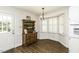 Breakfast nook with natural light from the large window at 104 Province Cir, Rocky Mount, NC 27804