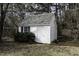 Charming outbuilding providing additional storage at 104 Province Cir, Rocky Mount, NC 27804