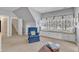 Bright bonus room featuring carpeted floor, natural light, and a comfortable window seat at 106 Legault Dr, Cary, NC 27513
