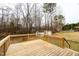 The property has a wooden deck with a backyard view at 12491 Buffalo Rd, Archer Lodge, NC 27527