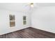 Bright bedroom with wood floors, vaulted ceiling, and natural light at 12491 Buffalo Rd, Archer Lodge, NC 27527