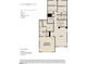 Lily floor plan second floor featuring 3 beds, 2 baths, laundry, a loft and a primary bedroom at 265 Marvel Dr # 137, Rolesville, NC 27571