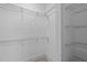 Walk in Closet featuring plenty of metal shelving at 300 Finsbury St # 313, Durham, NC 27703