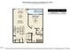 Floor plan for 300 Finsbury St Unit 313 with 806 sq ft of living area and a 59 sq ft balcony at 300 Finsbury St # 313, Durham, NC 27703