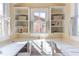 Bright office space with built-in shelving and desk space perfect for working from home at 300 Mccauley St, Chapel Hill, NC 27516