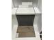 Display of gray cabinetry accompanied by countertops and flooring at 307 Chesapeake Commons St # 100, Garner, NC 27529