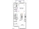 Floorplan featuring 2nd floor Gathering room, kitchen, pantry, and flex space at 307 Chesapeake Commons St # 100, Garner, NC 27529