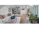 Bright playroom featuring a comfortable seating area, shelving and ample space for play at 3124 Elm Tree Ln, Raleigh, NC 27614