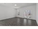 This bedroom offers plenty of natural light and access to an outdoor space at 3424 Writt Ct, New Hill, NC 27562