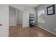 Bright home office with natural light and wood-look flooring at 350 Arlie Ln, Lillington, NC 27546