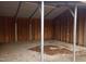 Empty carport structure with wood siding and a metal roof at 410 W Barrington St, Dunn, NC 28334