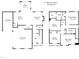 Detailed floor plan showcasing the layout of a two-story home with measurements and room names at 76 Freewill Pl, Raleigh, NC 27603