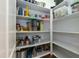 Pantry features storage space with shelving, and easy access to food at 76 Freewill Pl, Raleigh, NC 27603