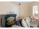 Cozy living room featuring a unique bar and comfortable seating at 8912 Riverview Park Dr, Raleigh, NC 27613