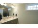 This bathroom has double sinks and a towel rack at 100 E Delafield Ave, Durham, NC 27704