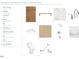 Bath at Flex featuring vanity cabinets, stylish countertop, modern shower and tub fixtures at 1011 Regalia Rd # 29, Durham, NC 27713