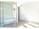 Bedroom featuring hardwood floors, a modern closet, and lots of natural light at 103 Inara Ct, Carrboro, NC 27510